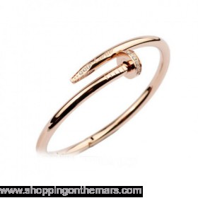 Home Â» Jewelry Â» Cartier Rose Gold Plated Juste Un Clou Bracelet ...